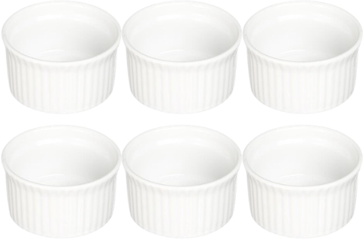 5five Keramische ovenschaal - 8,9 x 4,7 cm, wit