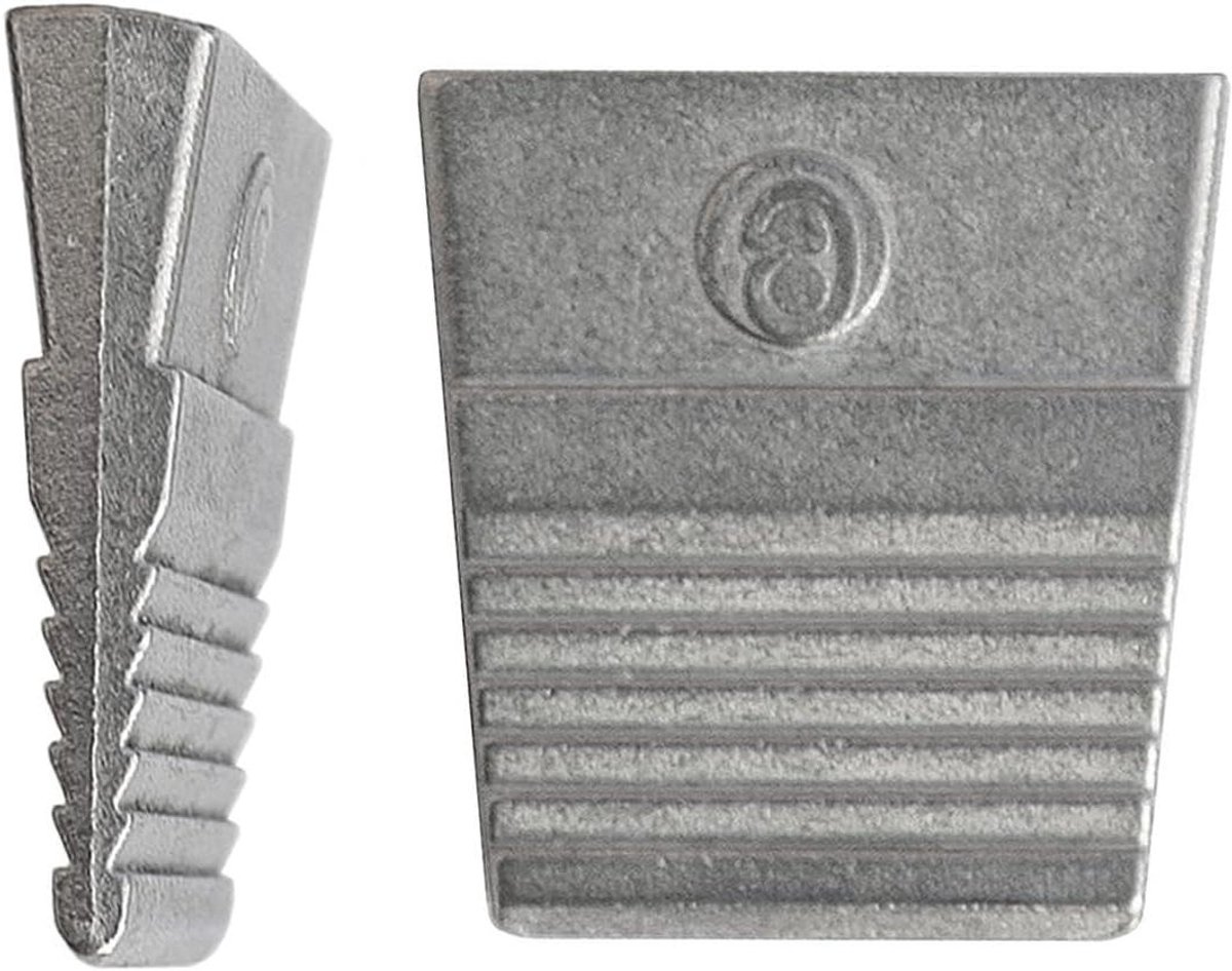 Hameronderdelen Reservewiggen - Hamerwiggen - Reparatie Gereedschap - Roestvrij Staal - Maat 6 - Zilver