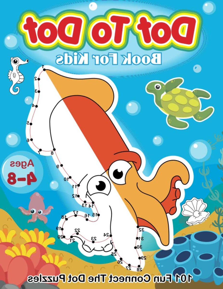 Punt Naar Punt Boek - Activiteitenboek Kinderen - Leren Tellen - 101 Puzzels - 8.5 x 11 inch