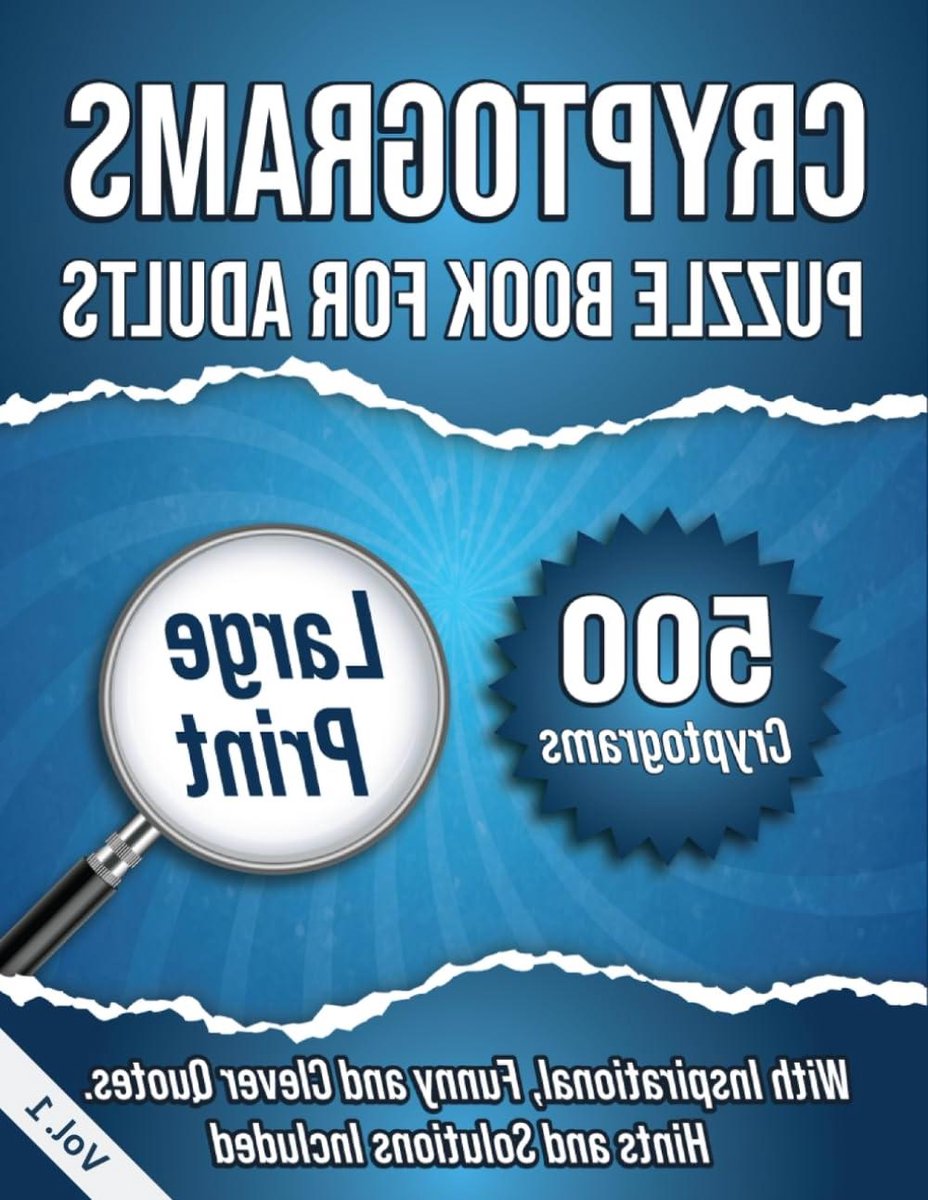 Cryptogram Puzzelboek - Woord Puzzels - Mentaal Trainen - Grote Letter Print - 8.5 x 11 inch - Niet gespecificeerd