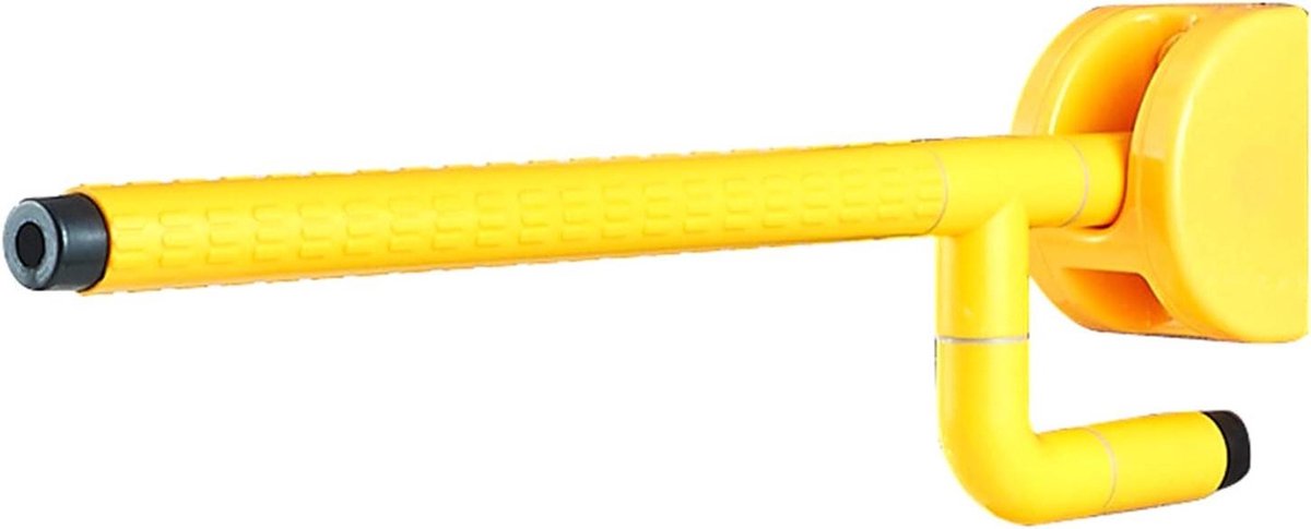 Opvouwbare Wandgreep - Badkamersteun Hulp - Veiligheid Thuis - Lichtgevende Cirkel - 60 of 75cm - Geel