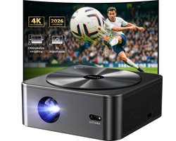 ULTIMEA Apollo P40 - Smart Projector, Native 1080P met Autofocus&6D Trapeziumcorrecti, 700 ANSI Lumen, 4K Thuisbioscoop Beamer, Zwart