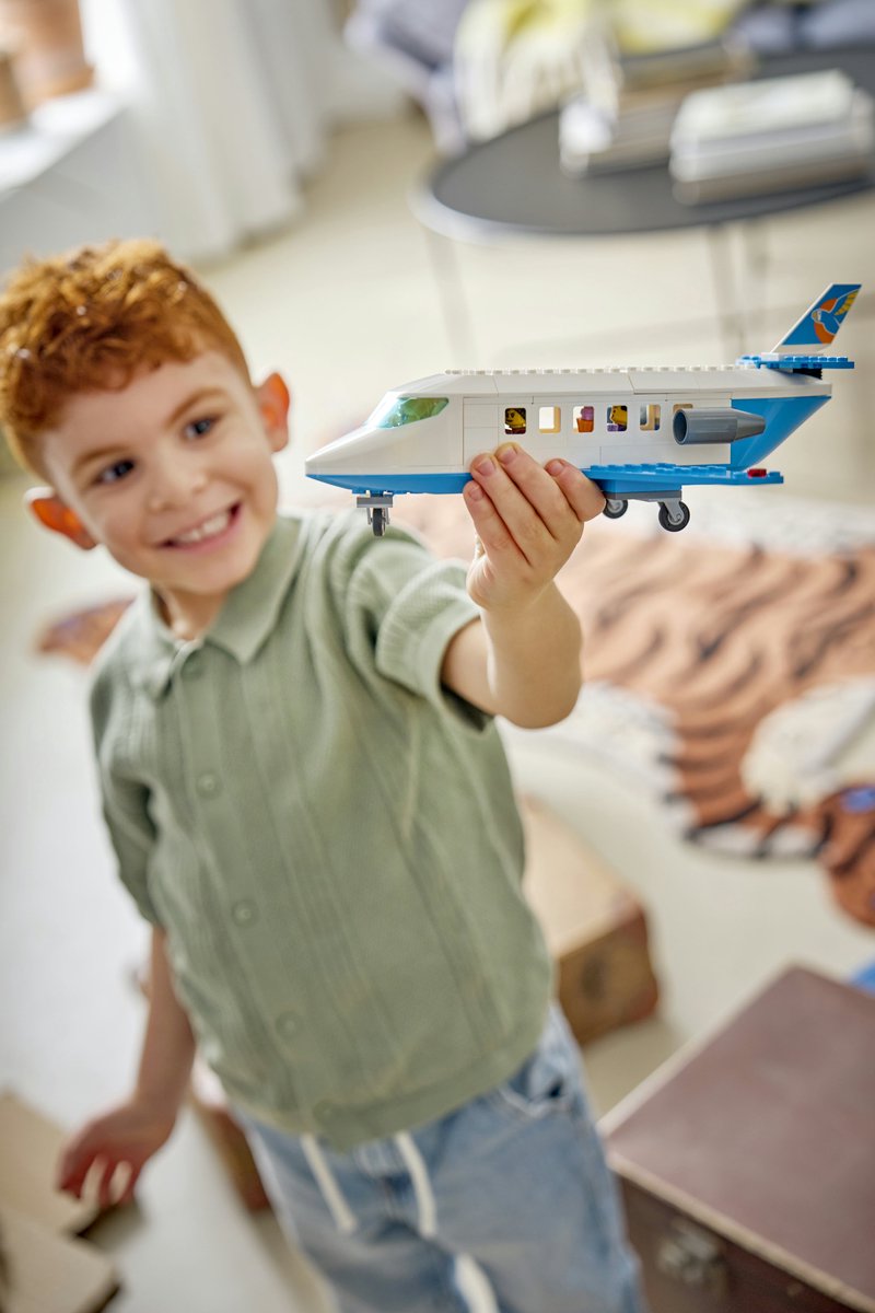 LEGO City Passagierstoestel Vliegtuig Speelgoed voor Kinderen Vanaf 4 Jaar 60492 — afbeelding 3