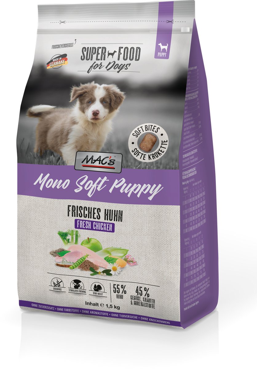 MAC's DOG - Mono Soft Puppy Verse Kip - 1,5kg
