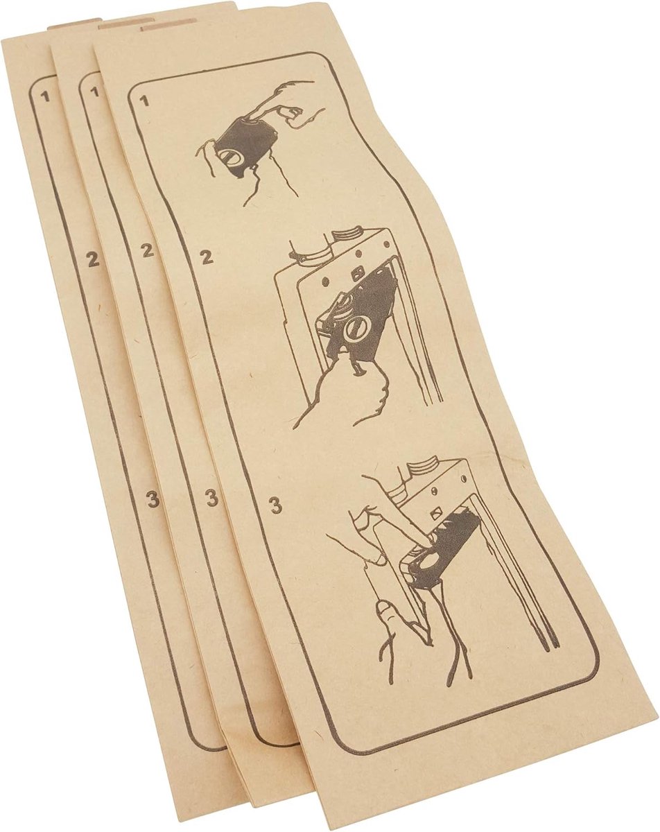 Stofzuigerzakken - Stofzakken Papier - Stofzuigen Thuis - Dubbellaags Papier - 10 stuks - Wit