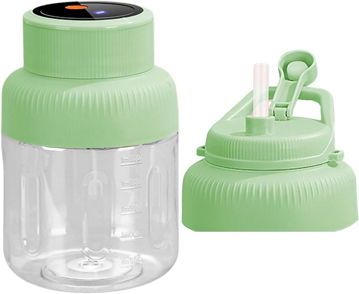 Elektrische citruspers - Sapcentrifuge draagbaar - Verse sappen maken - Oplaadbaar draadloos gebruik - 13 liter - Groen