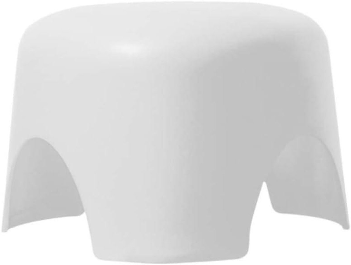 Badkamer Kruk - Toilet Krukje - Veilig Gebruik - Antislip Ontwerp - L27.8cm - Wit