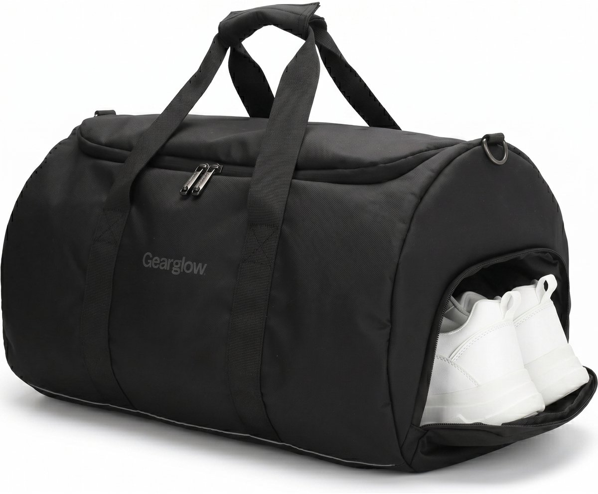 GearGlow Sporttas 50L - Waterafstotend, Schoenenvak & Laptop-opslag