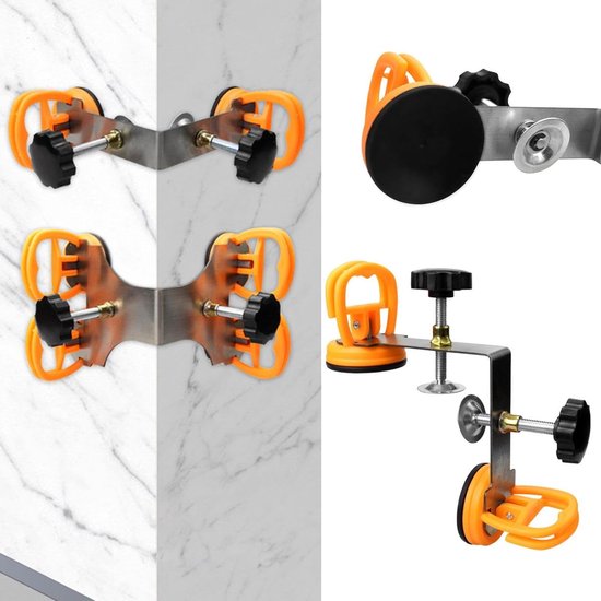 Voegmachine Aanrechtblad - Haakse Klem - Nauwkeurig Verbindingen Maken - Dubbele Zuignap Stabiliteit - 118 cm Hoofdstang - Zwart — afbeelding 3