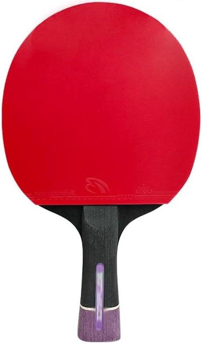 Tafeltennisbatje - Pingpongracket - Sport Spelen - 7-laags houten plaat - One size - Niet gespecificeerd