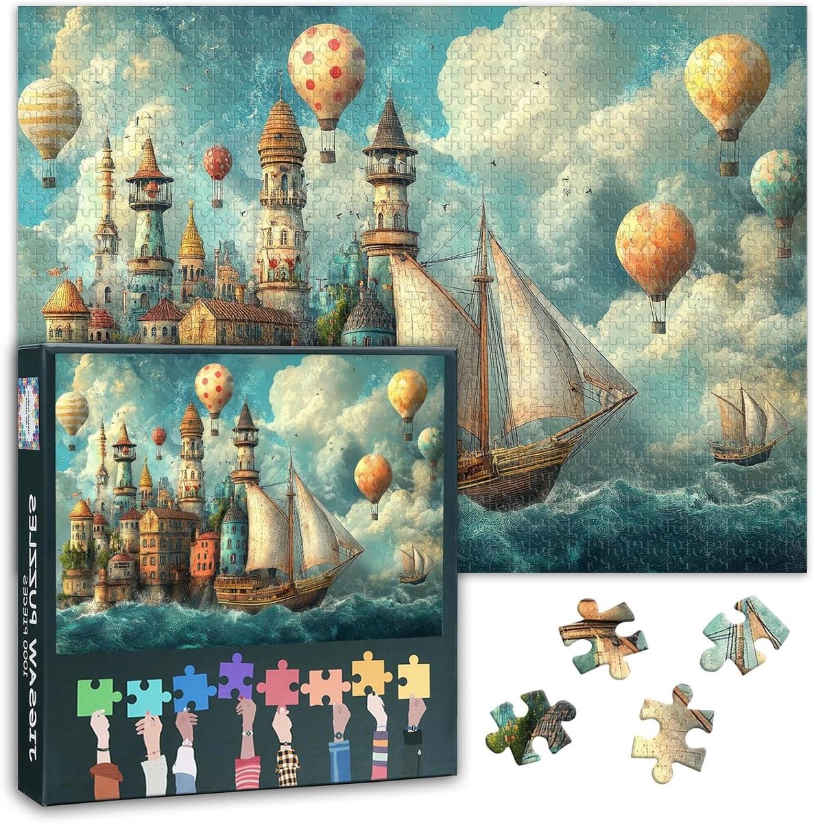 Legpuzzel Volwassenen - 1000 Stukjes - Ontspanning Thuis - Hoge Resolutie Print - 50 x 70 cm - Fantastisch