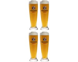 Paulaner Bierglazen Weizen 300 ml - 4 Stuks