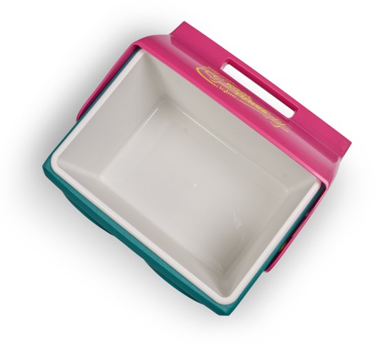 Igloo - Playmate Retro KoolTunes - Koelbox met Ingebouwde Bluetooth Speaker - 13 liter - groen -roze van Igloo — afbeelding 3