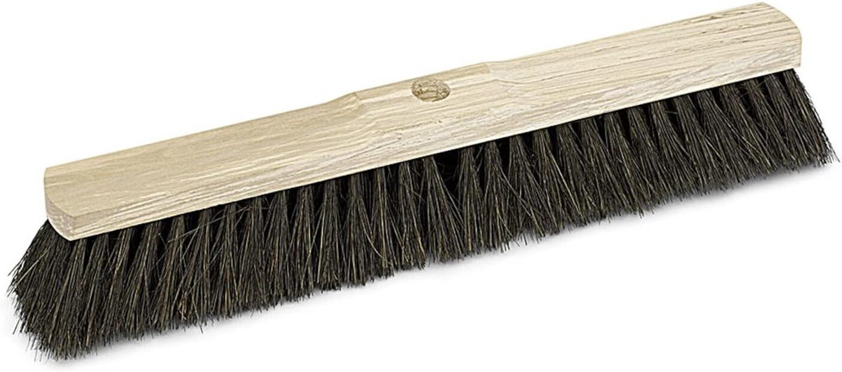 Vloerbezem - Veegborstel Hout - Buiten Schoonmaken - Olie Waterbestendig - 40 cm - Natuurlijk