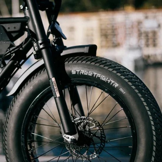 20 inch Fatbike buitenband streetfightr fatbike 20x4.00 102-406 102/90-406 - Zwart van Flamingo — afbeelding 3