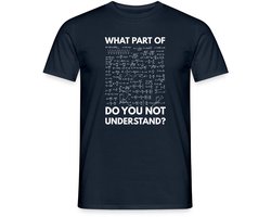 Grappige Wiskunde | Welk Deel Begrijp Je Niet T-Shirt Heren