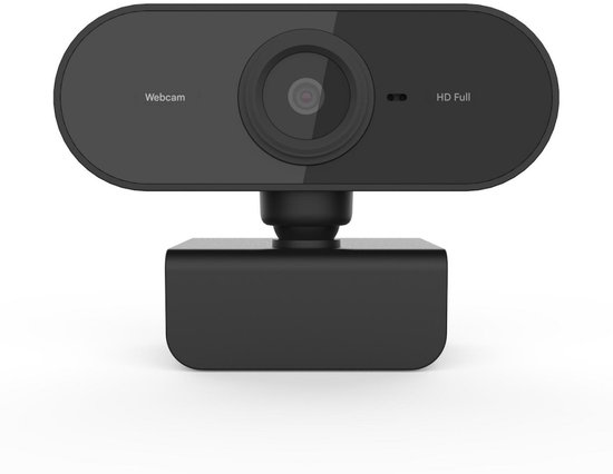 GELLDG Webcam Full HD 1080P - USB Webcam met Microfoon - 360° Draaibare Streaming Camera - Geschikt voor PC Laptop Linux Windows Mac OS - Kunststof Behuizing - Afmetingen 5x7cm