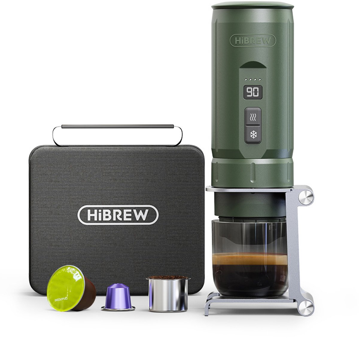 Draagbare Elektrische Espressomachine - Draagbare Espresso machine voor onderweg - 100 ml - Mini Reis Espressomachine - Mini Koffiemachine – Oplaadbaar 7500mAh – Voor Camping, Auto & Reizen