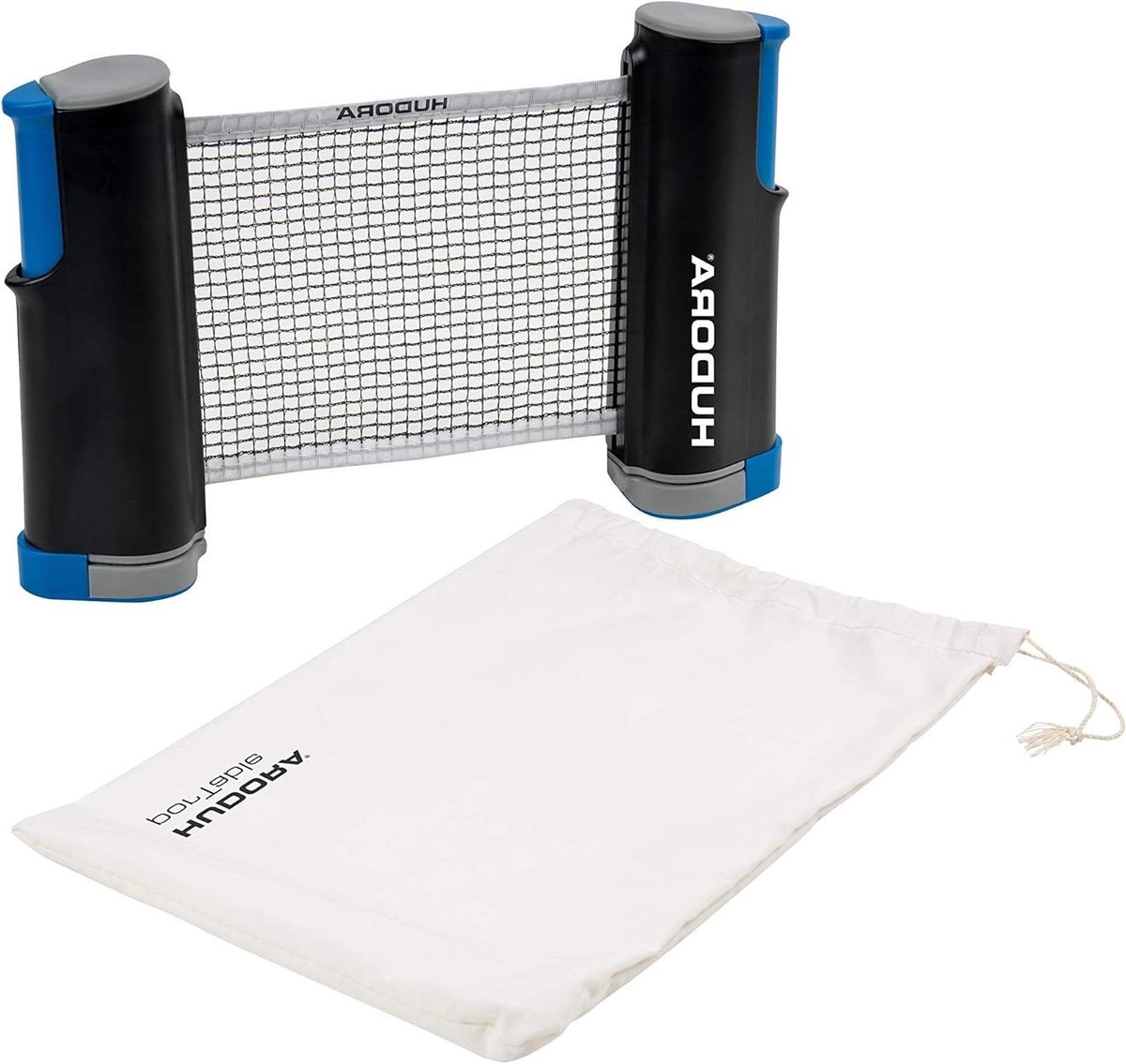 Tafeltennisnet - Pingpong net - Thuis sporten - Past op elke tafel - Tot 160 cm breed - Meerkleurig