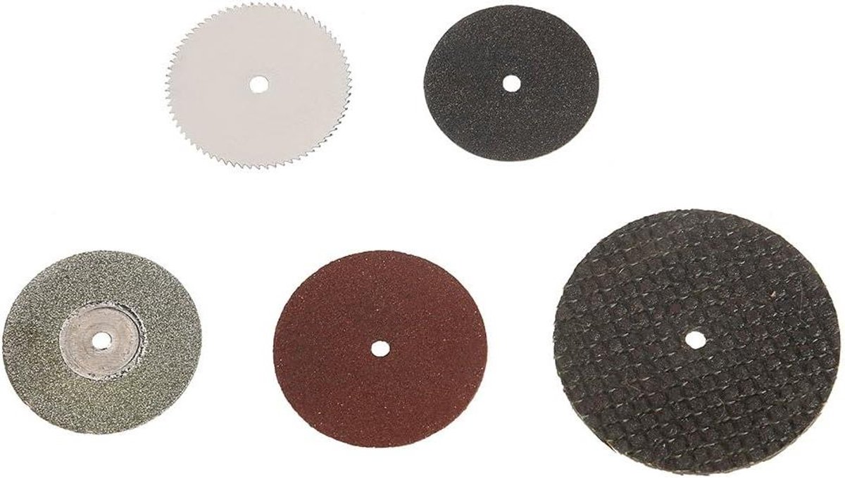 Accessoireset Roterend Gereedschap - Slijp Polijst Snijset - Doe-het-zelf Ambachten - 141 Delige Kit - Universeel - Grijs