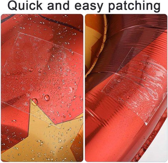 Reparatiestickers - Plakstrips Tape - Spullen Herstellen - Waterdicht en Zelfklevend - 7 x 7 cm - Transparant van Merkloos — afbeelding 5