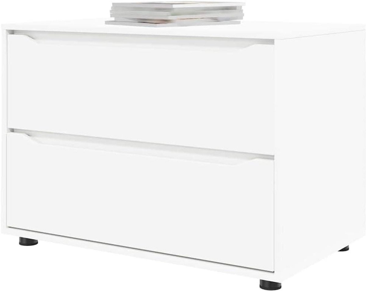 Opbergkast - Kast Lade - Ruimte Organiseren - Verstelbare Hoogte - 80 x 48 x 57 cm - Wit