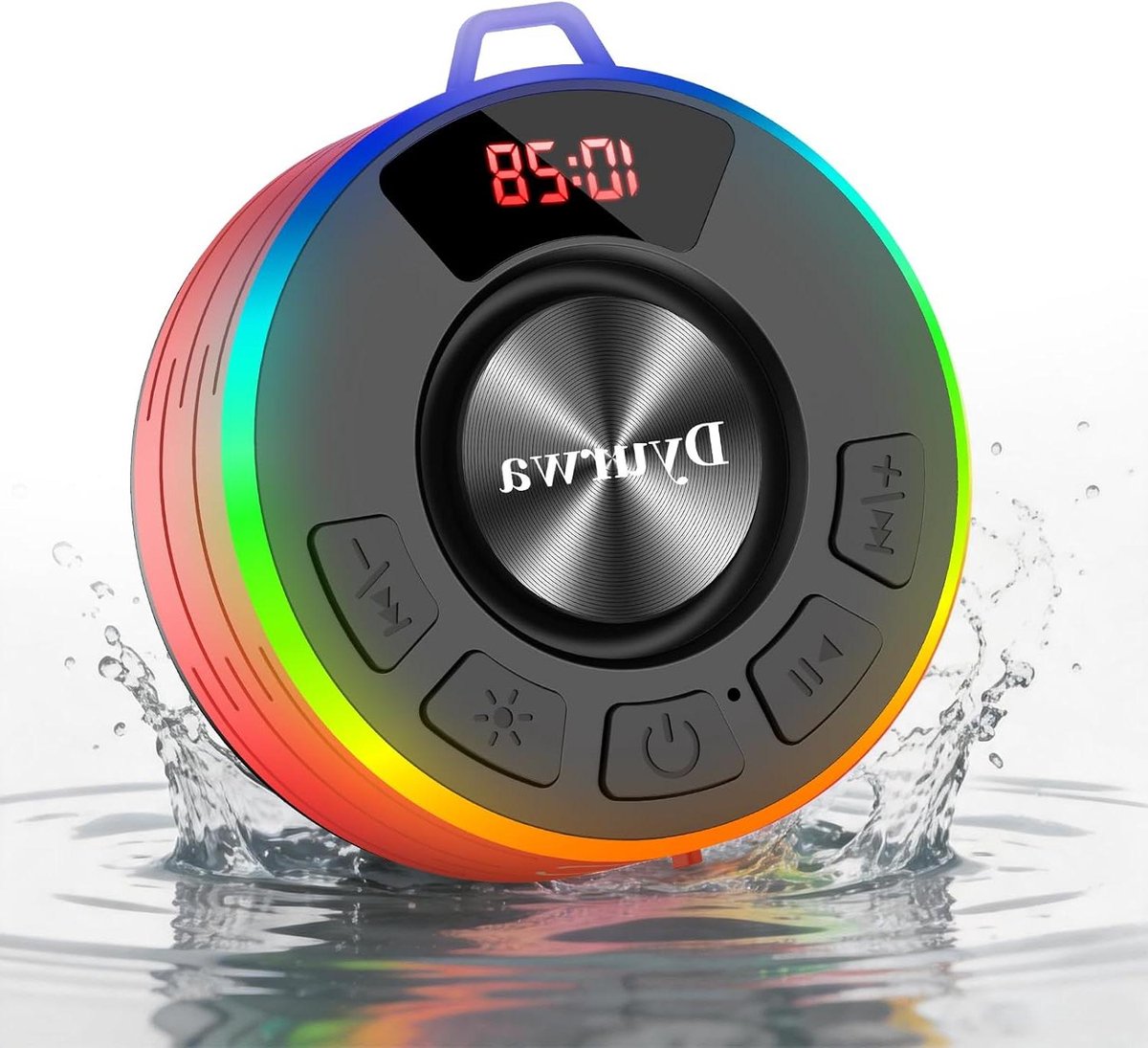 Bluetooth luidspreker douche - Draadloze speaker - Muziek luisteren - IP7 waterdicht - 10 uur speeltijd - Rood
