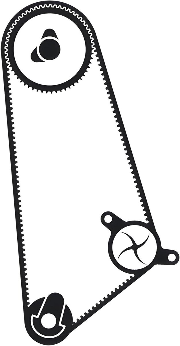 Distributieriemset met pomp - Motoronderdelen set - Motoronderhoud - OE-kwaliteit koeling - 4256 cm - Niet gespecificeerd