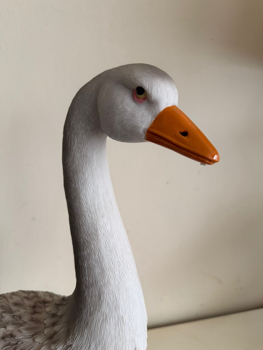 Goodyz- Boerderij dieren- Vogels - Gans - staand - grijs - 45cm hoog