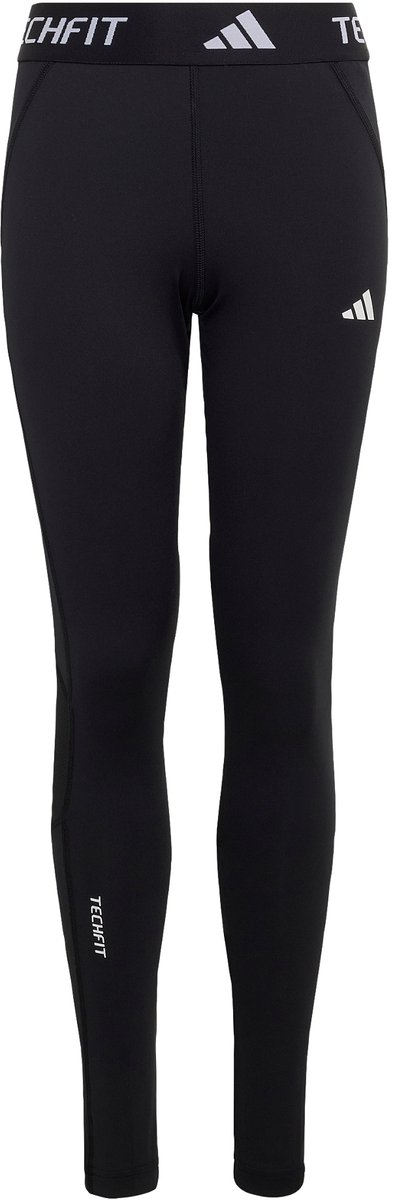 Adidas Sportswear Techfit Lange Legging Kinderen Zwart