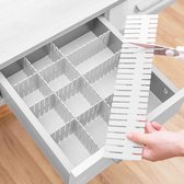 Séparateur de tiroir Yourganized - Organisateur de tiroir - Pour Vêtements/salle de bain/maquillage - Set de 12 pièces