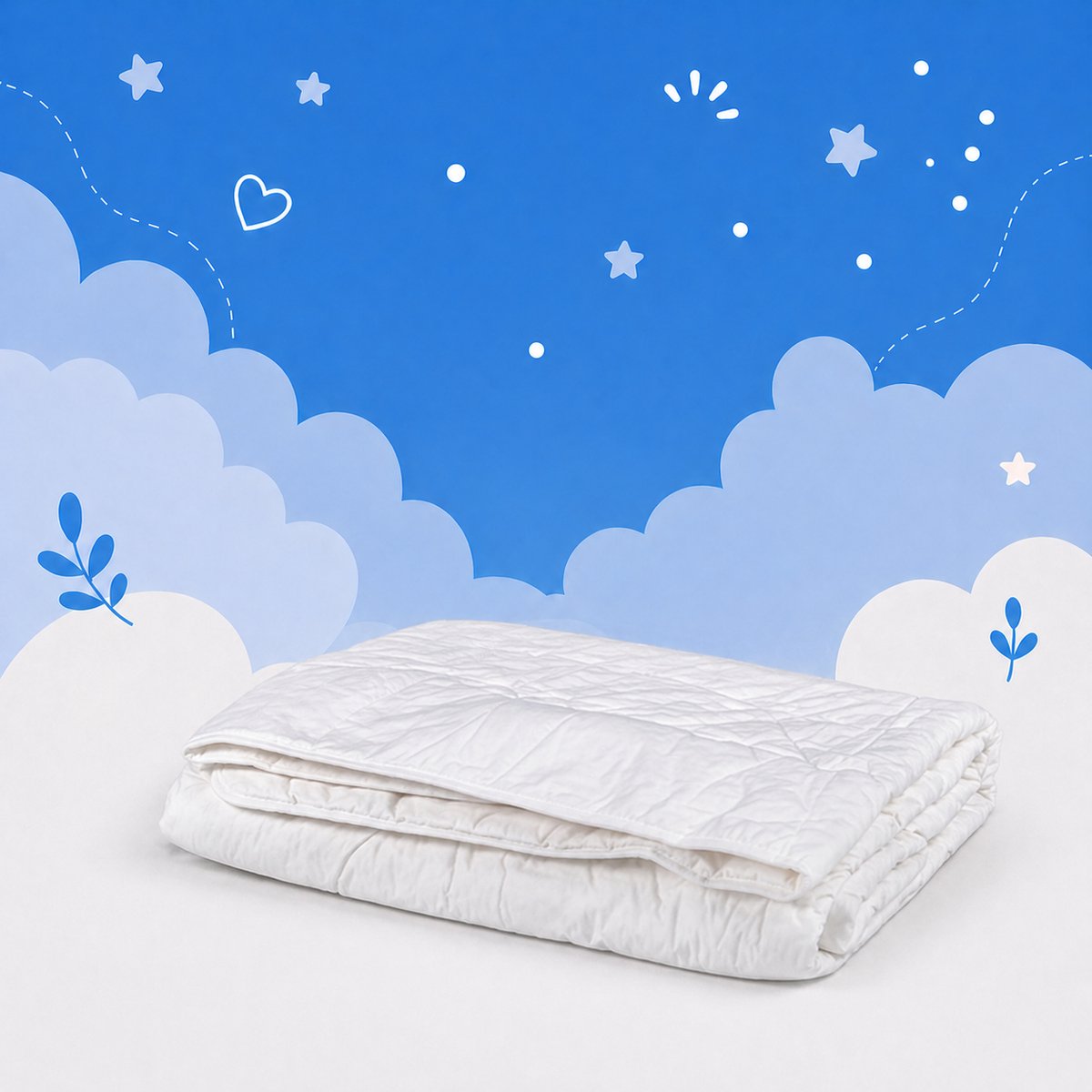 Ultra Soft Princess Zomer kinderdekbed - wit - junior-120x150 cm