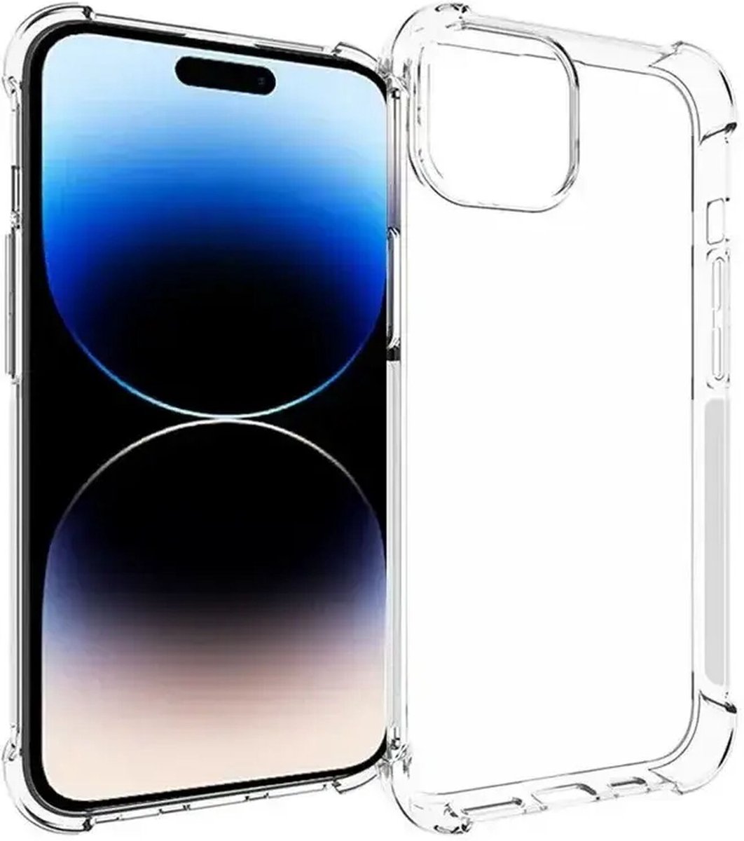 Hoesje Schokbestendig en Dun TPU Transparant Geschikt voor Apple iPhone 15 Plus