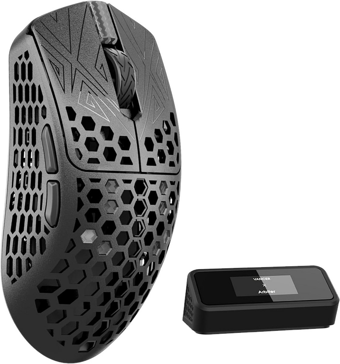 VANCER x Arbiter Studio AKITSU Carbon Fiber 8K Wireless - Gaming Muis