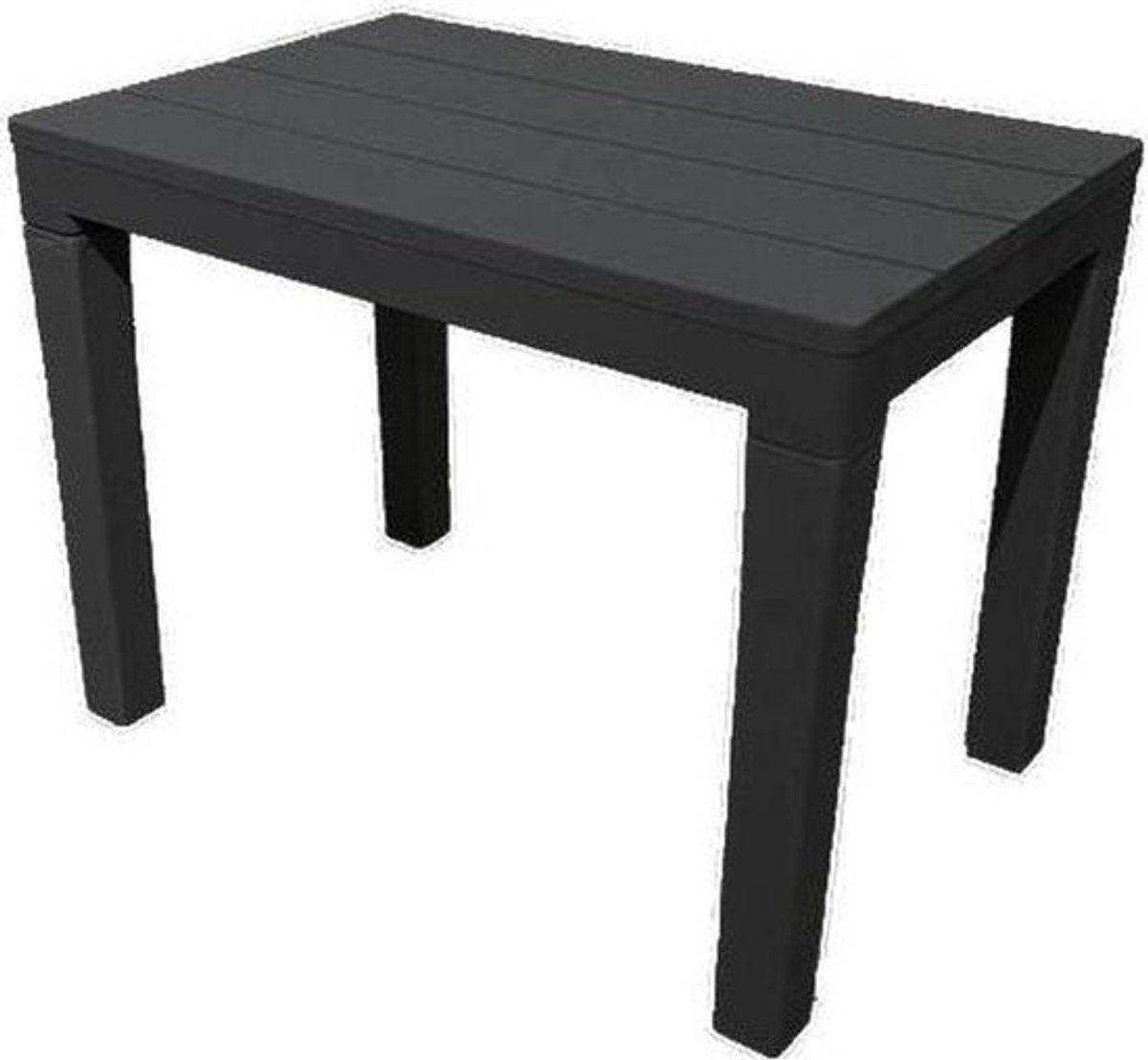 Pro Garden Tuin bijzettafeltje - Tuintafeltje - Voetenbankje - Timor - Antraciet - 38,5 x 60 x 45 cm thumbnail 2
