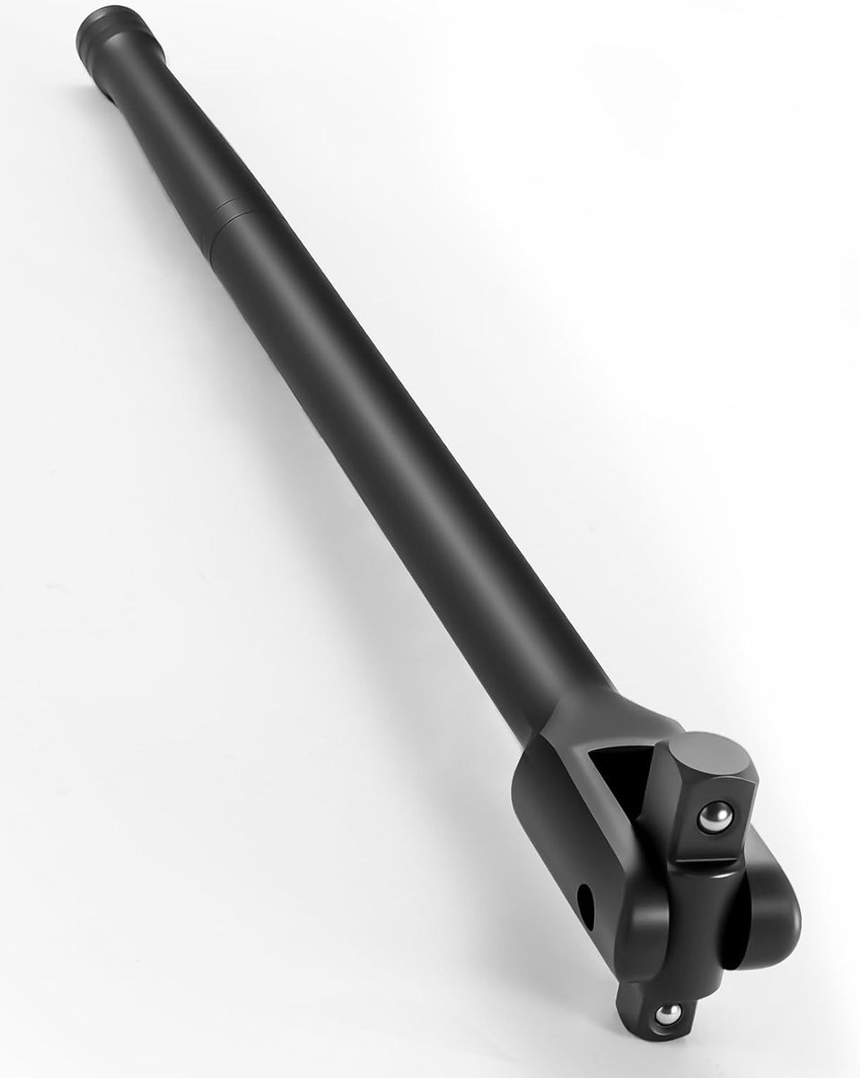 Telescopische Scharnierhendel 1/2 en 3/8 Inch, Hinge Wrench met Koppel, Duwhendel voor Scharnieren en Meubels