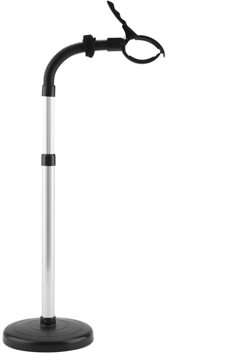 Allecto - Haardroger standaard - Handsfree - Zware basis - Hoogte verstelbaar - Flexibele nek - Föhn - Geen handen - Zwart - Styling - Geschikt voo...