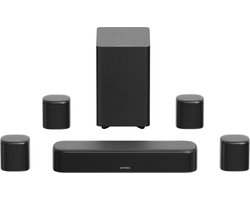 ULTIMEA Aura S4T 7.1-kanaals Soundbar voor TV, met 4 Surroundluidsprekers, Surround-geluidssysteem met Subwoofer, App-bediening