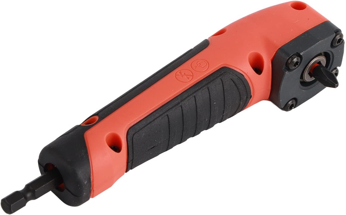 Allecto - Boormachinehouder haakse boormachine - Adapter - Handvat van ABS - Schroevendraaier - Boormachine - Impact schroevendraaier - 90 graden h...