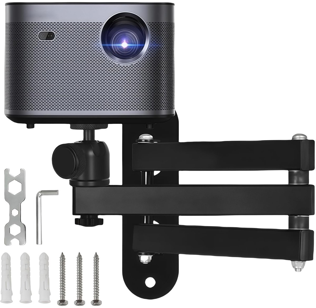Verstelbare Projector Wandbeugel - Opvouwbare Projector Houder voor Thuis en Kantoor