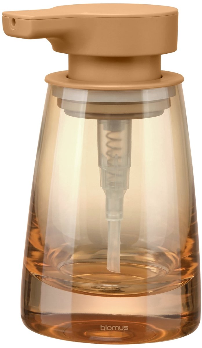 Ava Zeepdispenser Tan | Bruin / Oranje | Glas / Plastic