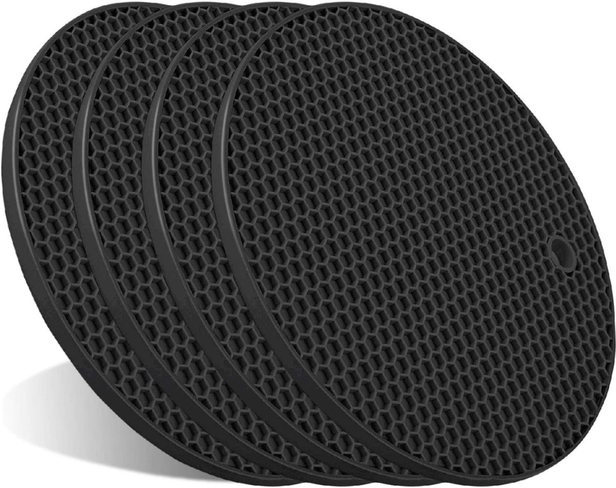 VLSelect®Onderzetters pannen - Hittebestendig - Pannenlappen - 4 Stuks