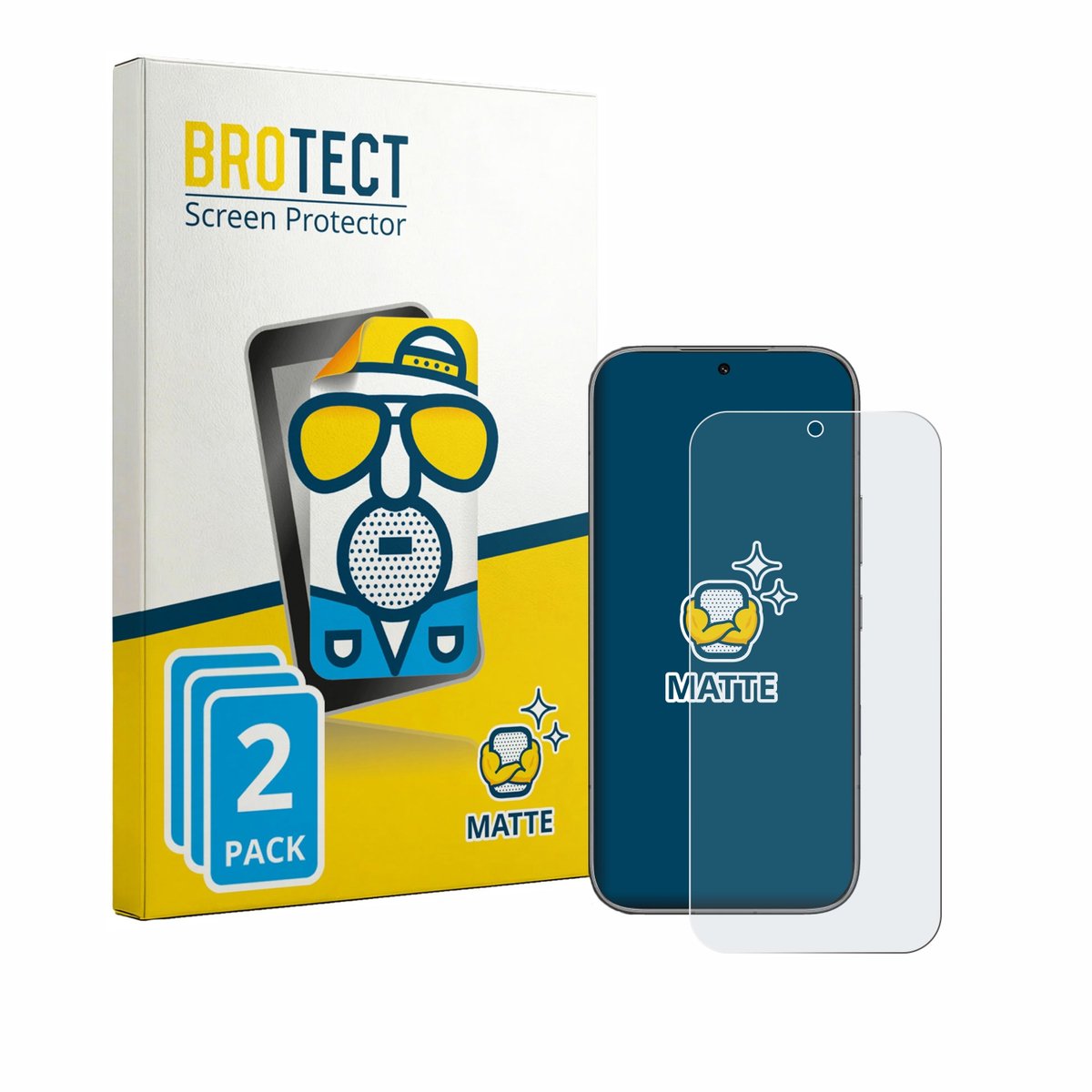 BROTECT - Screenprotector voor Honor 600 - Folie Beschermfolie matte 2 Stuks