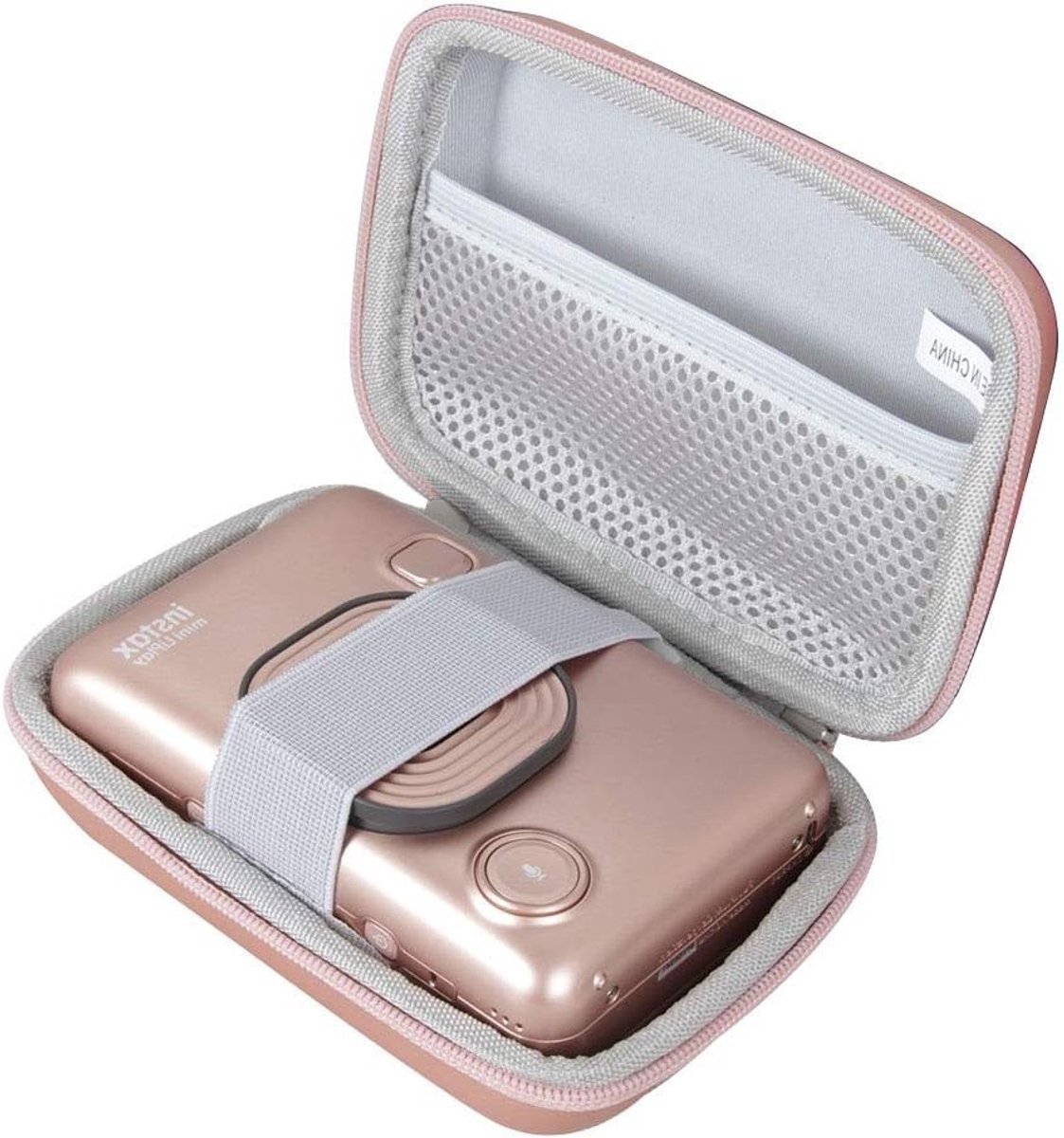 Reiscover voor Fujifilm Instax Mini LiPlay Camera in Blush Gold - Bescherming, Stijl en Functionaliteit