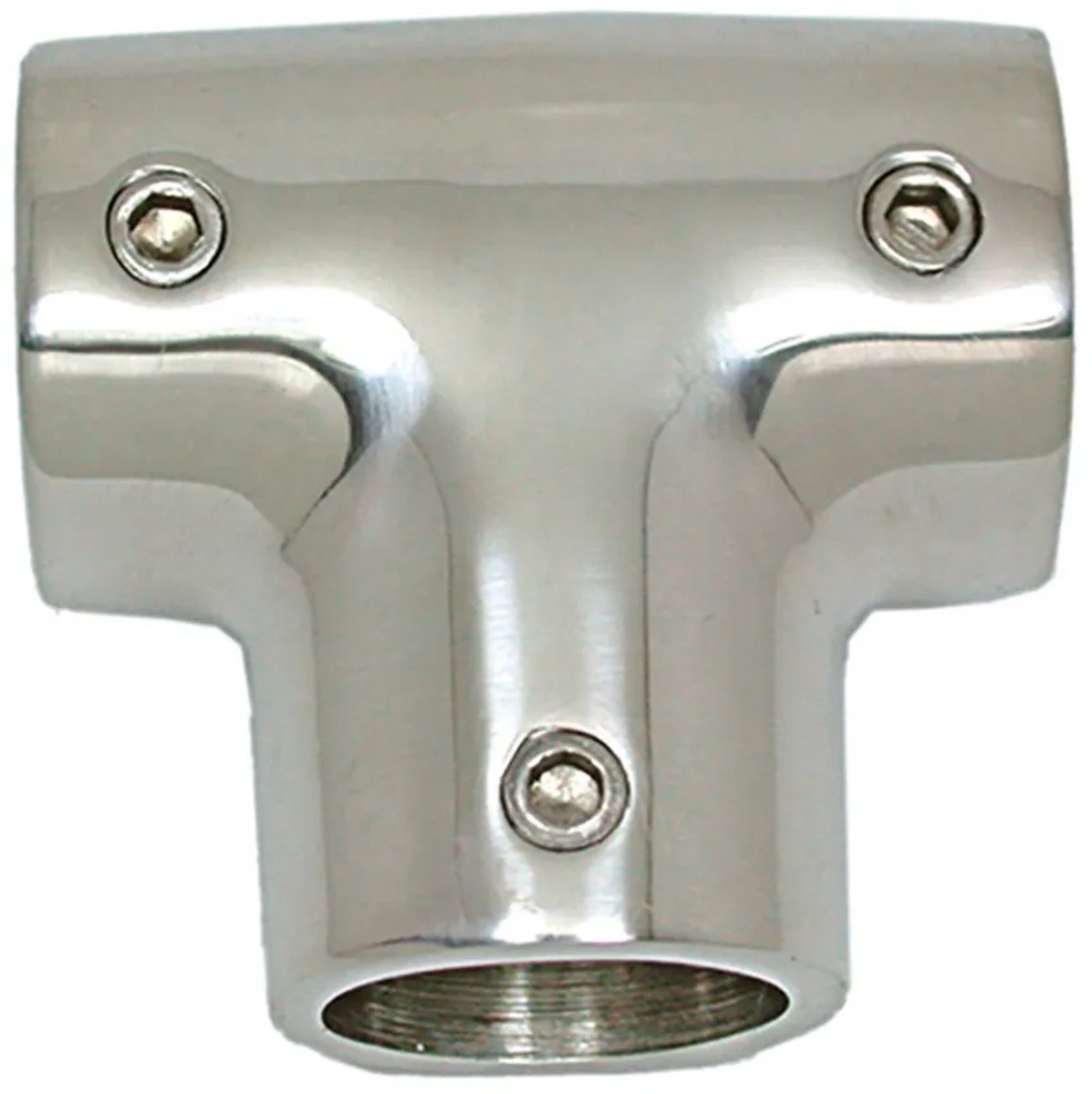 Oem Marine Roestvrij Staal 90° Connector Zilver 25 mm