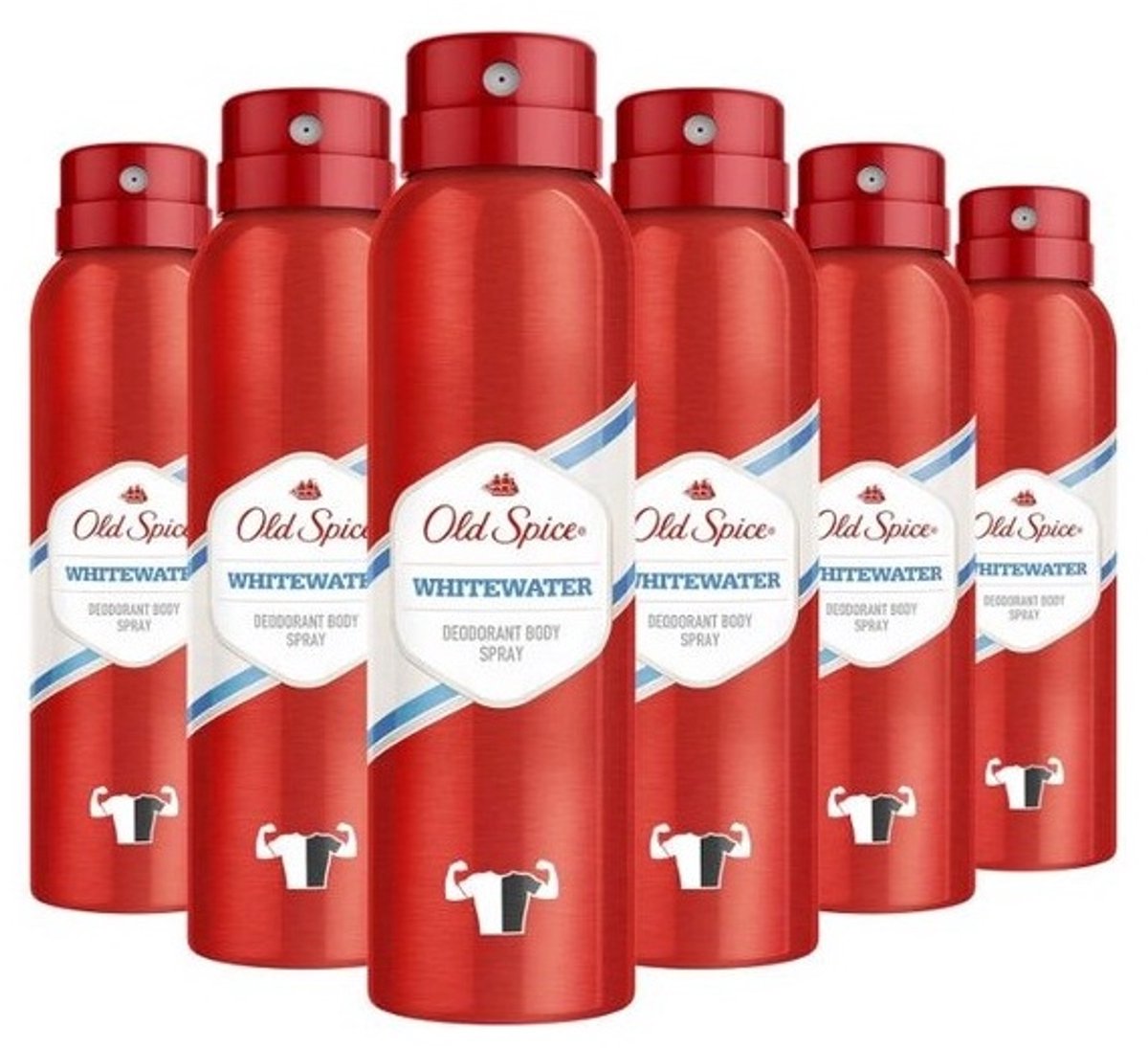 Old Spice Deodorant Deopray Whitewater - 6x150ml - Voordeelverpakking