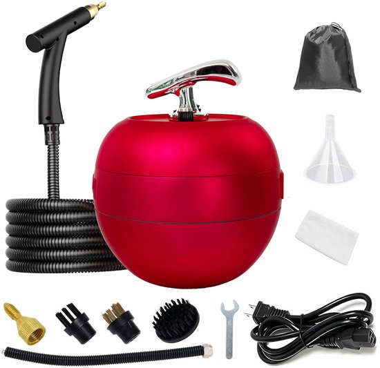 OUTIGO Handheld Stoomreiniger - Hoge Temperatuur Keuken Reinigingsmachine - Verwijdert Vet, Vet en Olie in Veel Gebieden van de Keuken, Auto, Vloeren, Meubels, Glas, Metaal - 2000W - Magenta