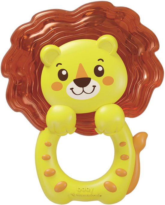 Clementoni - Baby Koelbijtring Leeuw - Gekoelde Teether - Sensorisch - Tandjes Krijgen - Vanaf 3 Maanden van Clementoni — afbeelding 2