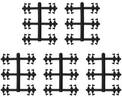 Allecto - Vissen Haak Stops - Karper Vissen Accessoires - Zwart - Boillie Stopper - 120 Stuks - Geschikt voor Haak rigs - 3 x 2,5 mm