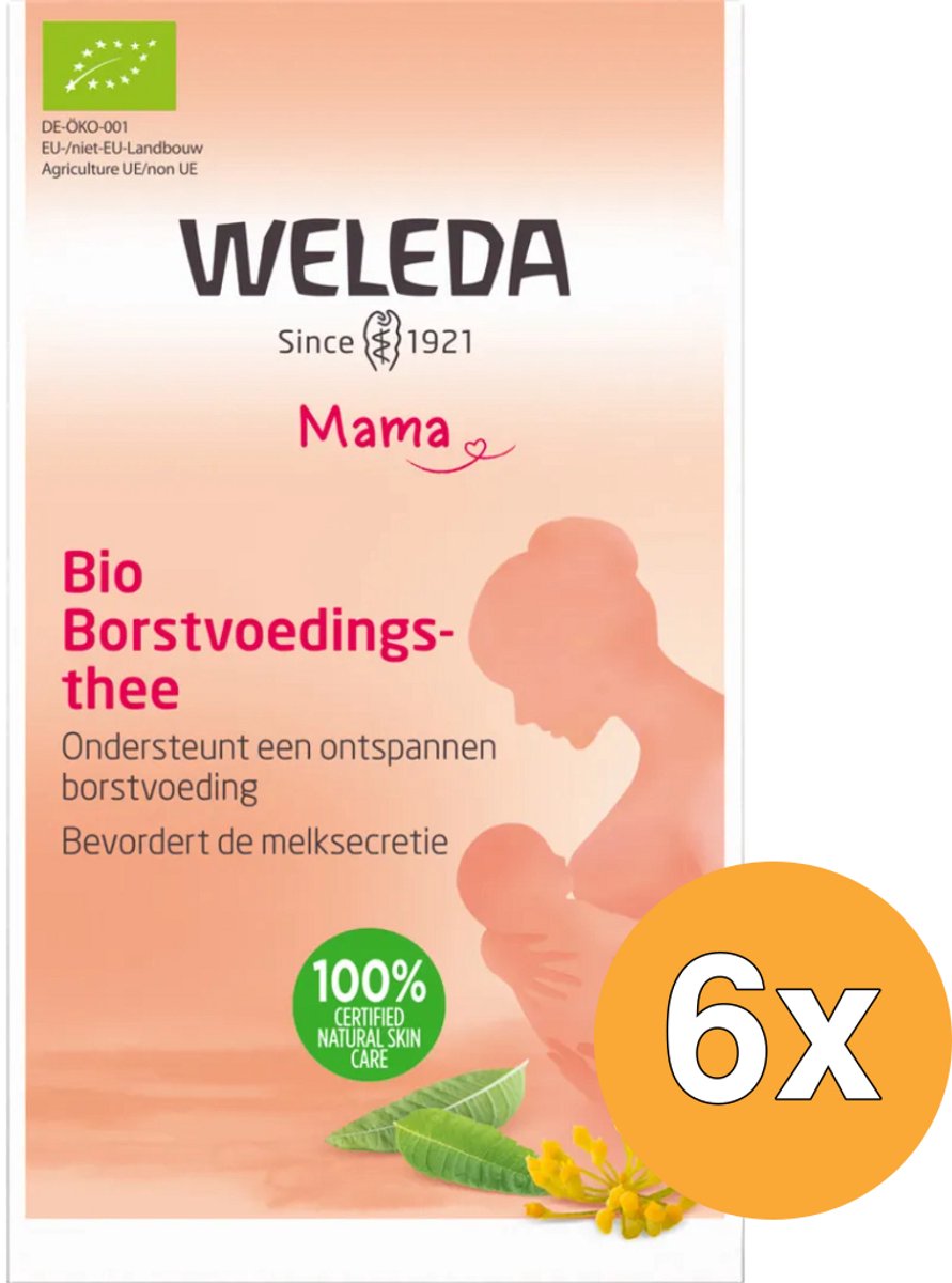 6x Weleda Mama Borstvoedingsthee Bio (40 gr)